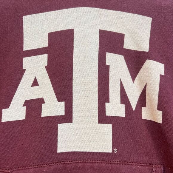 Texas A&M University Aggies logo hoodie sweatshirt - Picture 3 of 8